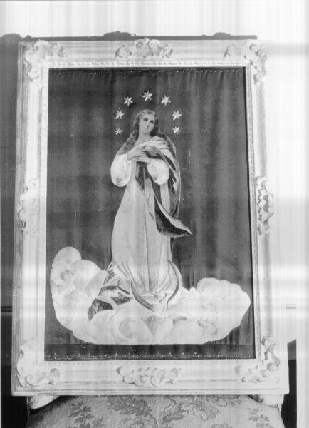 IMMACOLATA CONCEZIONE (dipinto) - ambito italiano (sec. XIX)