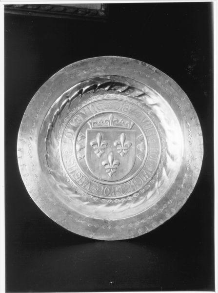 piatto per elemosine - bottega italiana (seconda metà sec. XVI)