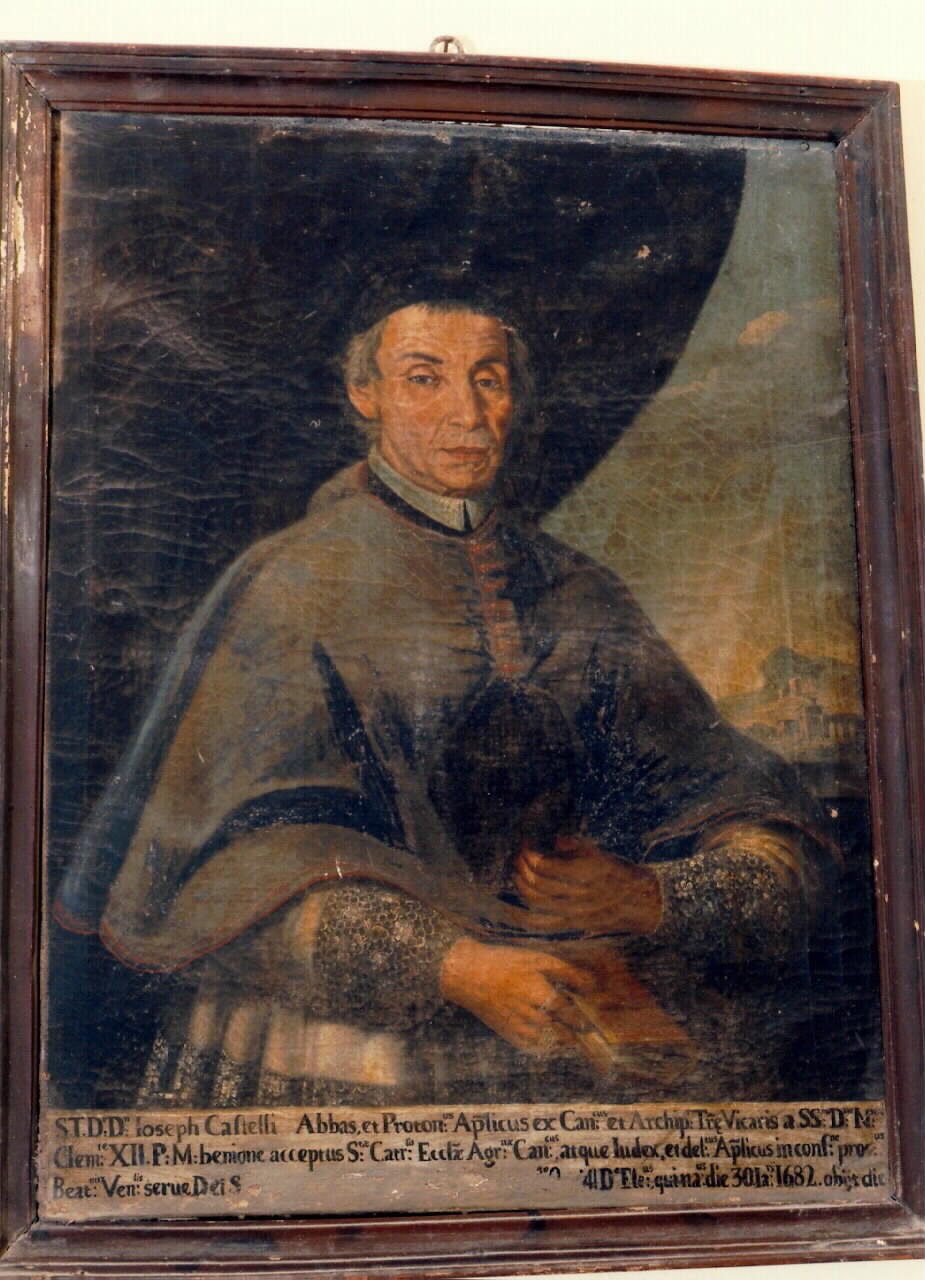 ritratto di Giuseppe Castelli (dipinto) - ambito siciliano (sec. XVII)