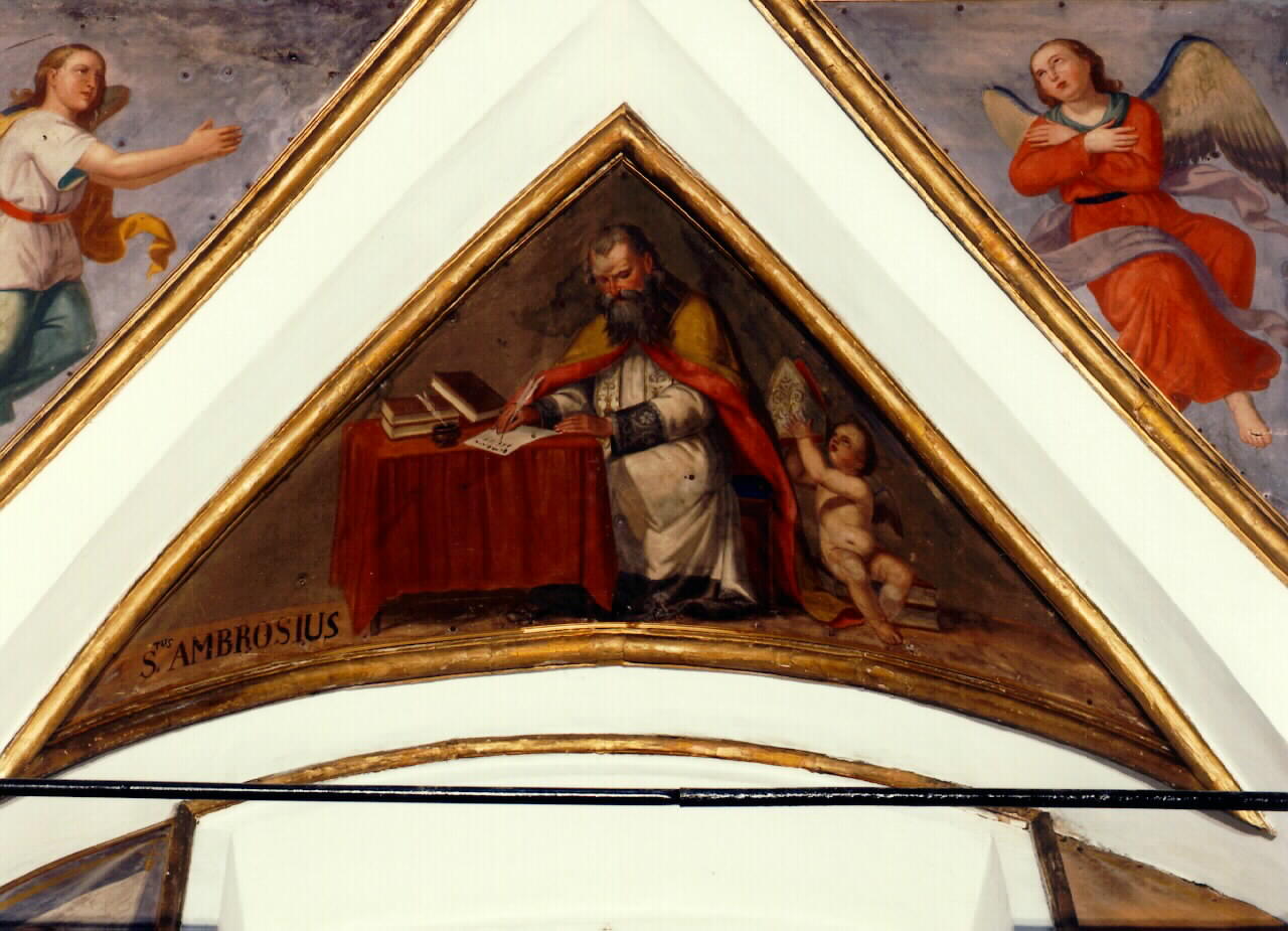 Sant'Ambrogio (dipinto) - ambito siciliano (Seconda metà sec. XIX)