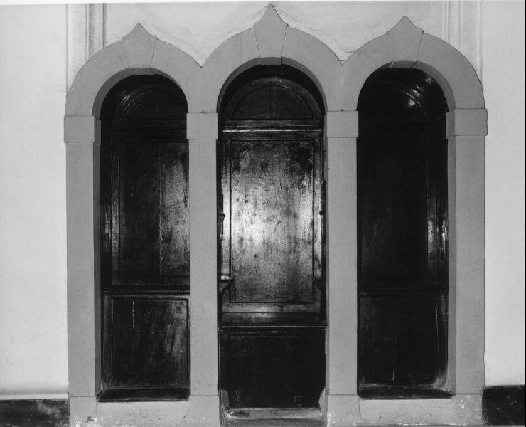 confessionale, serie - manifattura pisana (metà sec. XIX)