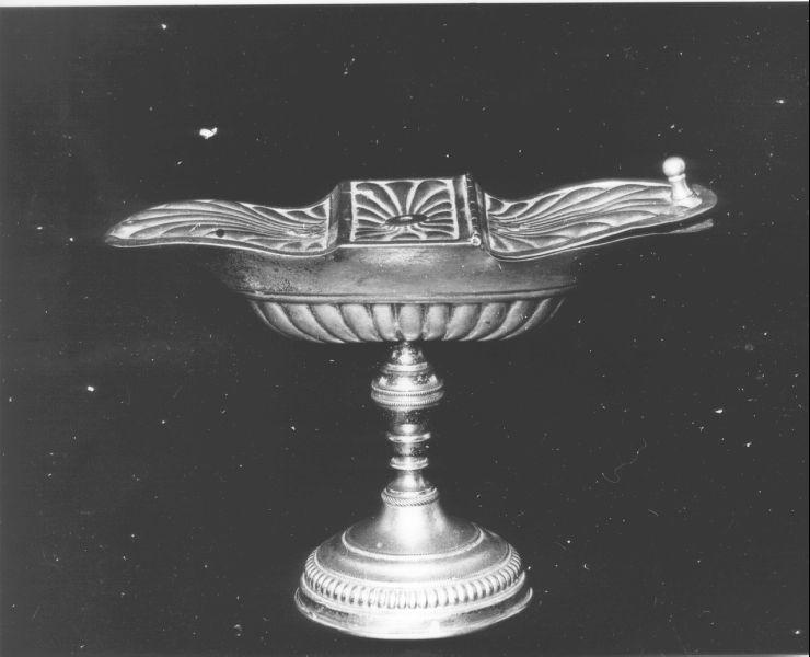 navicella portaincenso - a galeone, opera isolata - bottega toscana (metà sec. XVIII)