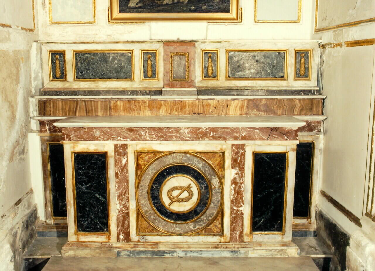 altare - a blocco - ambito siciliano (Seconda metà sec. XIX)