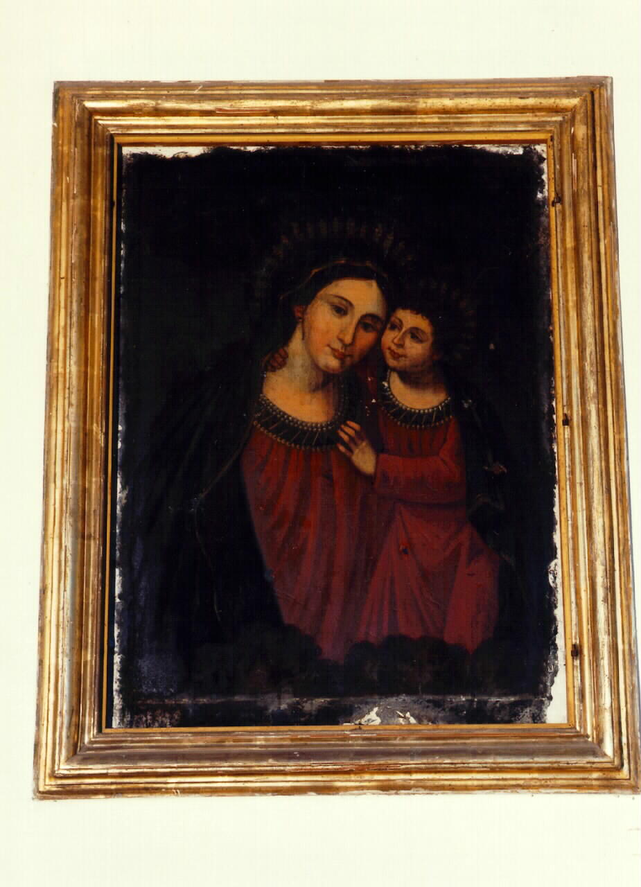 Madonna con Bambino (dipinto murale) - ambito siciliano (Seconda metà sec. XVI)