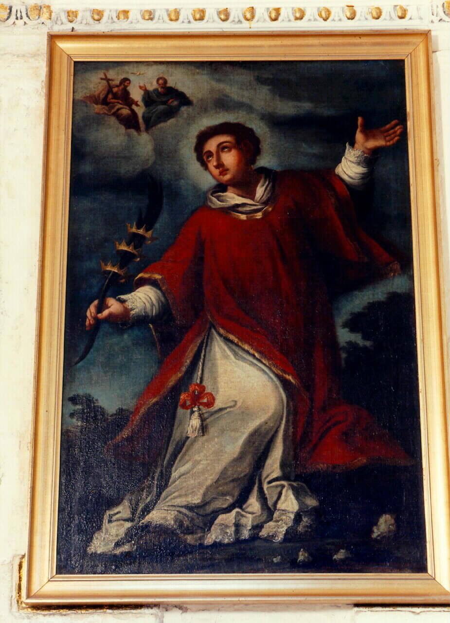 Santo Stefano e Trinita' (dipinto) - ambito siciliano (Seconda metà sec. XVIII)