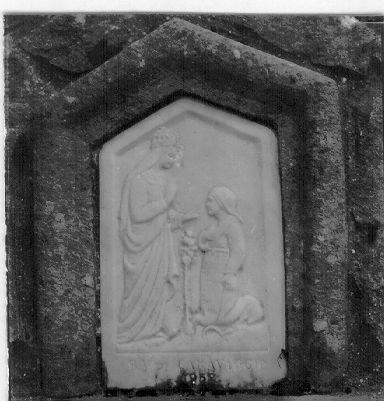 MADONNA DI CARAVAGGIO (rilievo) - ambito apuoversiliese (sec. XX)