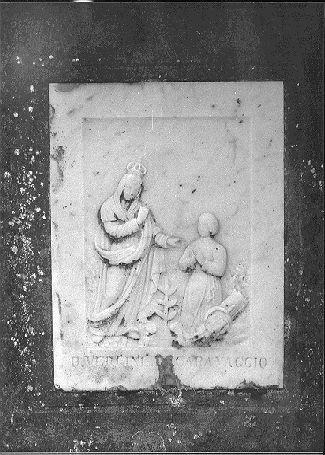 Madonna di Caravaggio, Madonna con Bambino (rilievo) - ambito apuano (sec. XIX)