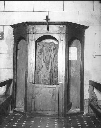 confessionale, serie - bottega italiana (sec. XX)