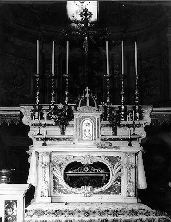 altare maggiore - bottega italiana (sec. XVIII)