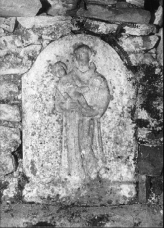 Sant'Antonio da Padova con il bambino (rilievo) - ambito apuano (sec. XVIII)