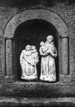 Sant'Antonio da Padova con il bambino (statuetta) - ambito apuano (sec. XVIII)