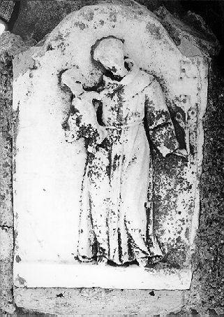 Sant'Antonio da Padova con il bambino (rilievo) - ambito apuano (fine sec. XVIII)