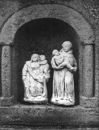 MADONNA CON BAMBINO (statuetta) - ambito apuano (sec. XVIII)