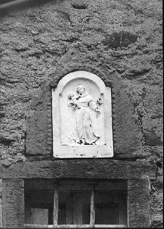 Sant'Antonio da Padova con il bambino (rilievo) - ambito apuano (sec. XVIII)