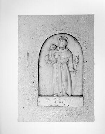 SANT'ANTONIO DA PADOVA (rilievo) - ambito apuoversiliese (sec. XIX)