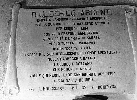 lapide celebrativa - bottega italiana (sec. XX)