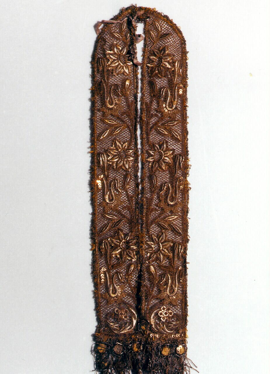 banda per chiavetta di repositorio - manifattura siciliana (Seconda metà sec. XVIII)