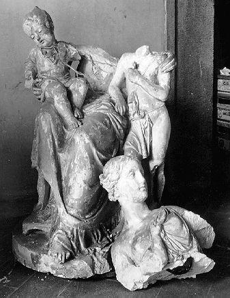 L'EDUCAZIONE MATERNA (statua) di Baratta Eumene (sec. XIX)