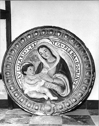 MADONNA CON BAMBINO (rilievo) - bottega toscana (sec. XIX)