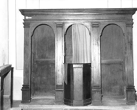 confessionale - bottega toscana (sec. XIX)