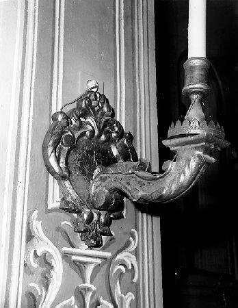 candeliere da parete - bottega toscana (sec. XIX)