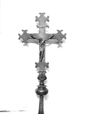 croce processionale - bottega toscana (sec. XVII)