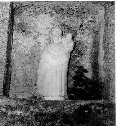 MADONNA CON BAMBINO (statuetta) - bottega italiana (sec. XIX)