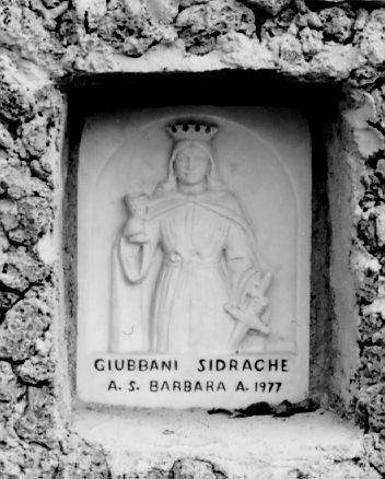 SANTA BARBARA (rilievo) - ambito apuoversiliese (sec. XX)