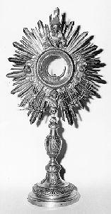 ostensorio - bottega genovese (sec. XVII)