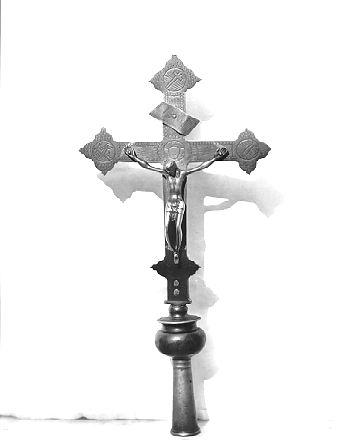 croce processionale - bottega toscana (sec. XVII)
