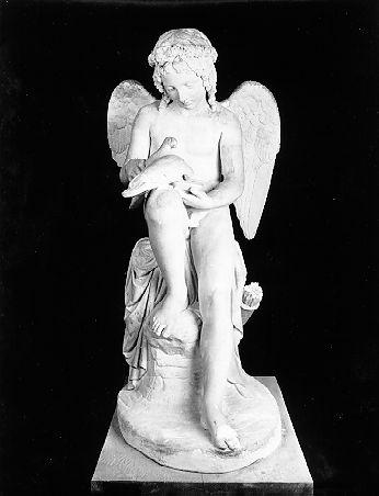 AMORE CHE ABBEVERA LE COLOMBE (statua) di Bienaimé Luigi (sec. XIX)