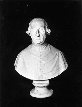 BUSTO DEL CARDINALE ALBANI (scultura) di Bienaimé Luigi (sec. XIX)