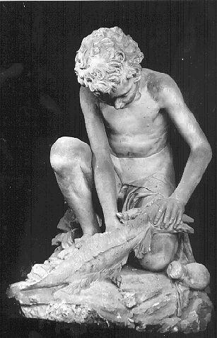 TOBIOLO (statua) - bottega italiana (sec. XIX)