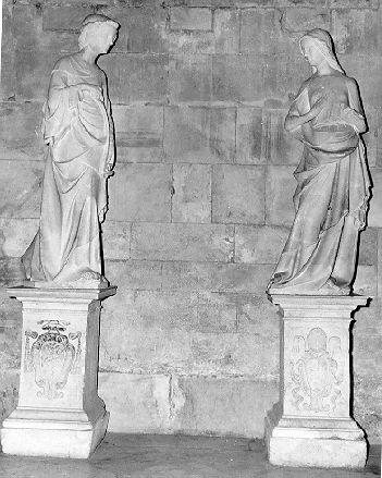 Annunciazione (statua) - ambito francese (prima metà sec. XIV)