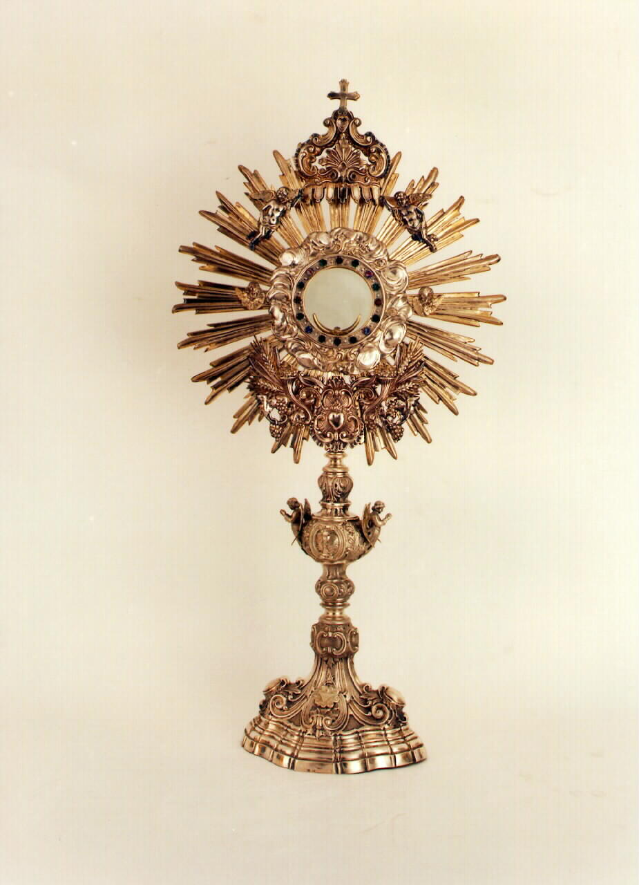 OSTENSORIO - A RAGGIERA - bottega siciliana (Fine/inizio secc. XIX/ XX)