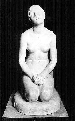 FIDUCIA IN DIO (statua) di Bartolini Lorenzo (sec. XIX)