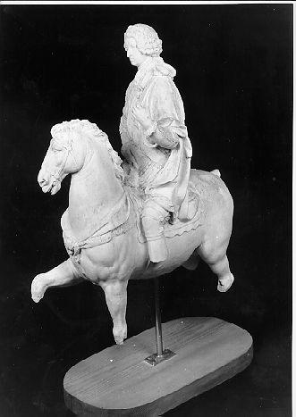 FRANCESCO III DUCA DI MODENA (statua equestre) di Cibei Giovanni Antonio (sec. XVIII)