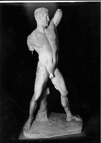 IL PUGILATORE CREUGANTE (statua) di Canova Antonio (secc. XVIII/ XIX)