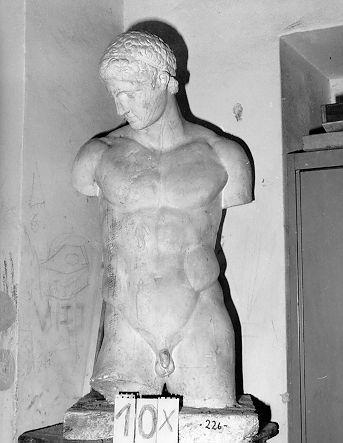 busto maschile (statua) - bottega italiana (sec. XIX)