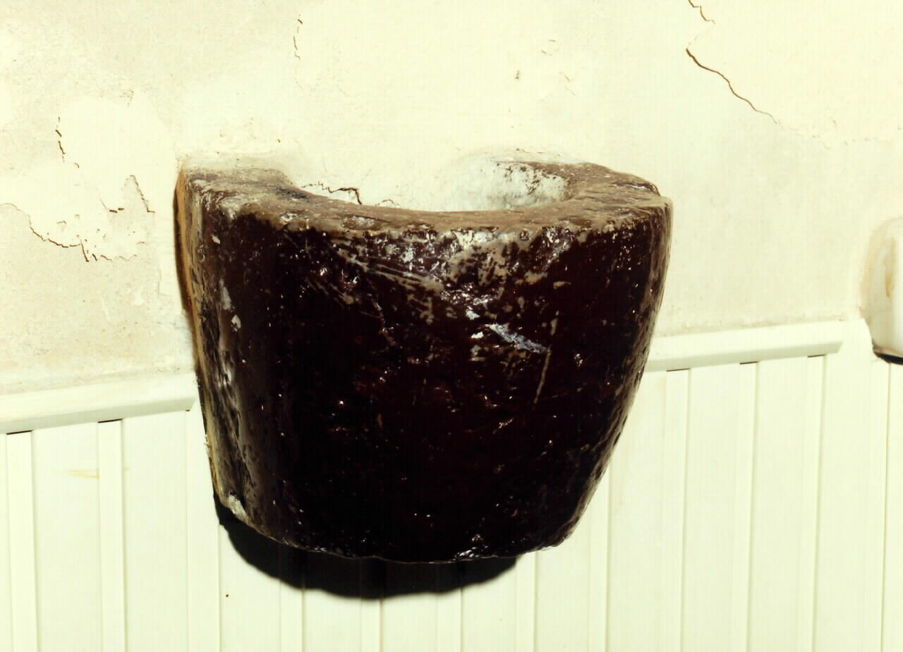 acquasantiera - ambito siciliano (Seconda metà sec. XIX)