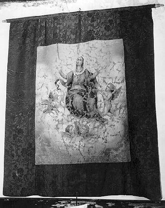 stendardo processionale - manifattura italiana (secc. XIX/ XX)