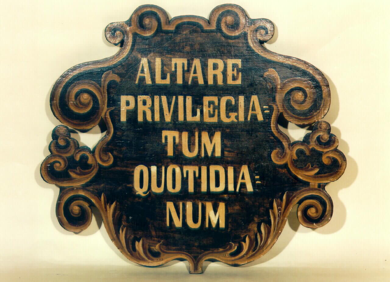 cartella - produzione siciliana (fine sec. XVIII)