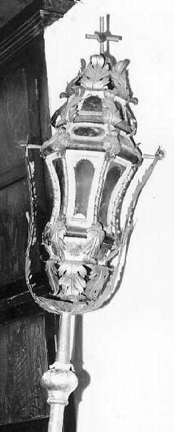 lanterna processionale, serie - bottega italiana (secc. XIX/ XX)