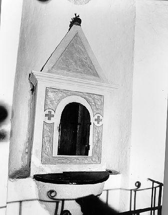 fonte battesimale - bottega italiana (sec. XVIII)