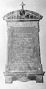 lapide commemorativa - bottega italiana (sec. XIX)