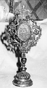 reliquiario - bottega italiana (sec. XIX)