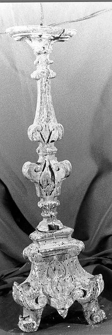 candelabro, serie - bottega toscana (prima metà sec. XVIII)