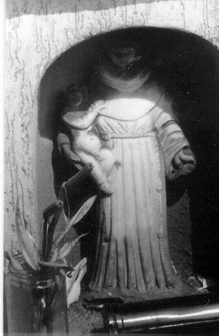 Sant'Antonio da Padova con il bambino (statuetta) - bottega italiana (sec. XVIII)