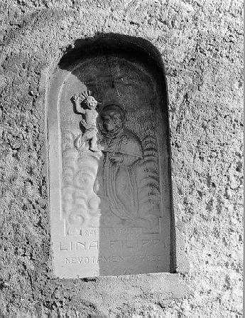 Sant'Antonio da Padova con il bambino (rilievo) - bottega italiana (sec. XX)