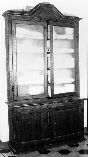 credenza con alzata - bottega toscana (seconda metà sec. XIX)